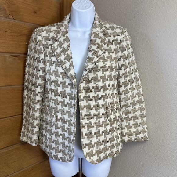 Marni Tweed Blazer Jacket EU 44 US 8 Classic Designer Career Quality Timeless - Picture 2 of 16